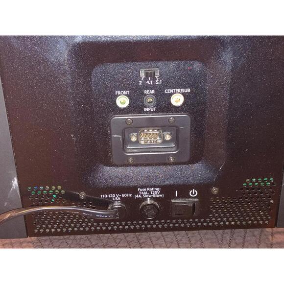 Logitech THX Z5300 5.1 Computer Sound System Tested Functioning - Picture 6 of 9